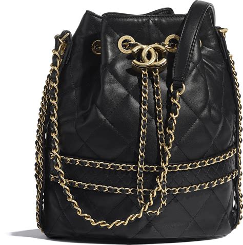 black chanel drawstring bag|chanel drawstring bag 2020.